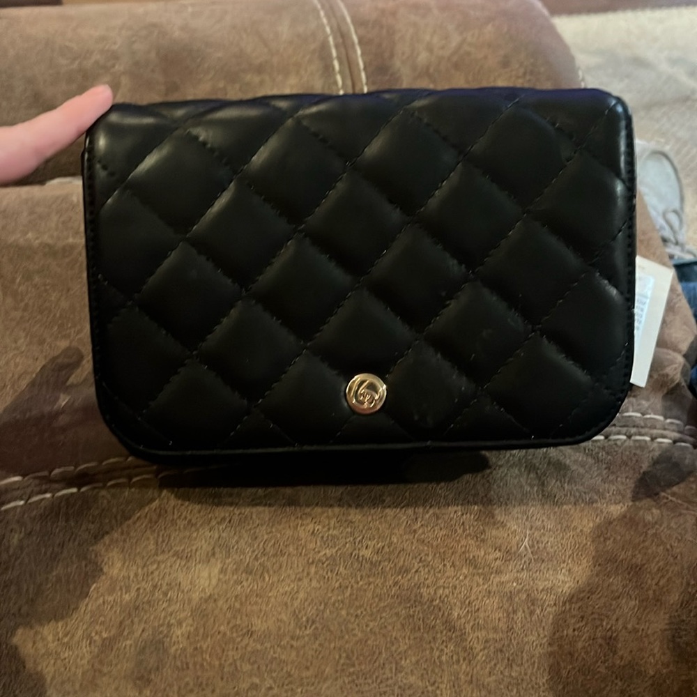 Black rosemunde Copenhagen clutch. Brand new